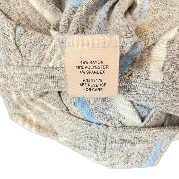 PHILOSOPHY Striped Y2K Tank Midi Stretch Knit 90's Inspired Casual Dress sz XS - Picture 16 of 16